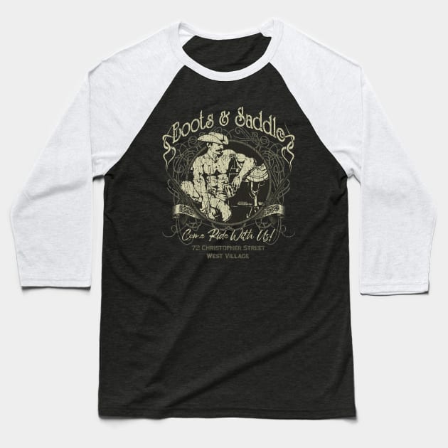 Boots & Saddle NYC Baseball T-Shirt by JCD666